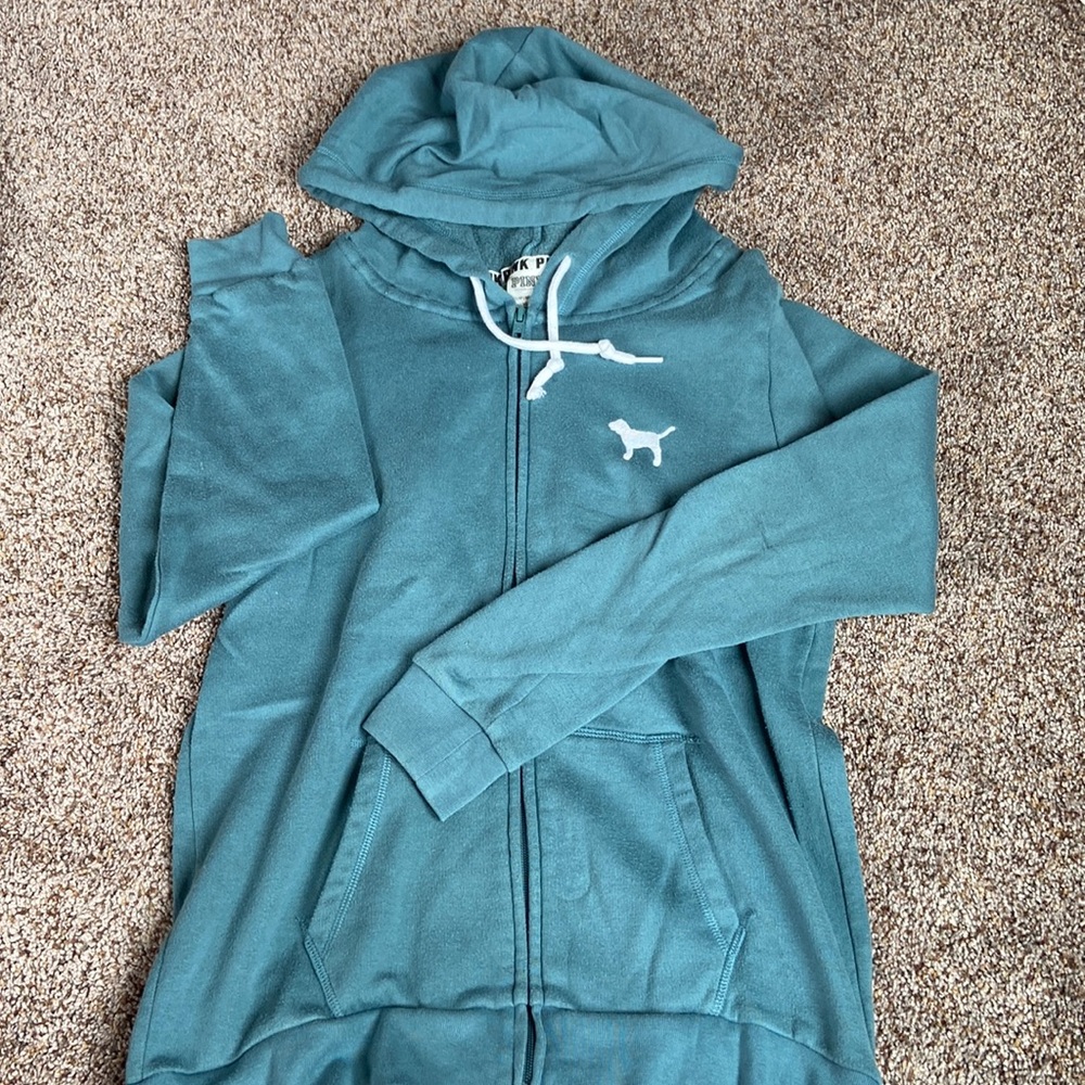 VS PINK hooded zip up